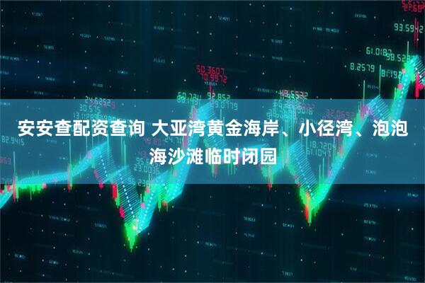 安安查配资查询 大亚湾黄金海岸、小径湾、泡泡海沙滩临时闭园
